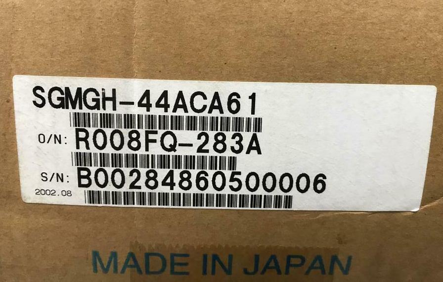 Yaskawa серводвигатель SGMGH-44ACA61