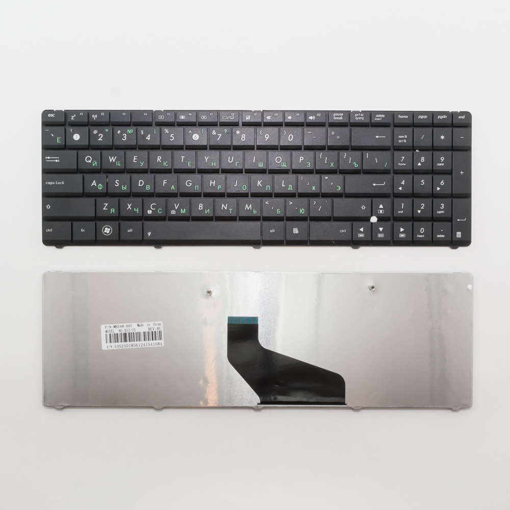 Клавиатура для ноутбука Asus K53B, K73B черная
