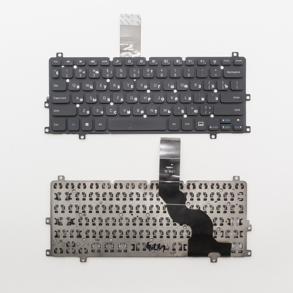 Клавиатура для ноутбука Dell XPS 10 Tablet черная без рамки